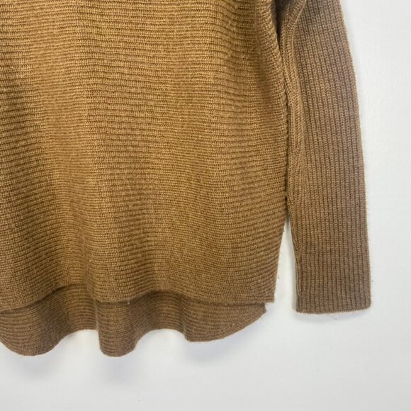 Vince Boatneck Merino Wool Alpaca Camel Blend Sweater - Picture 5 of 14